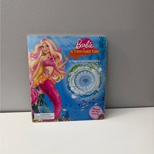 Barbie A Mermaid Tale Book with Pink and Blue Cover